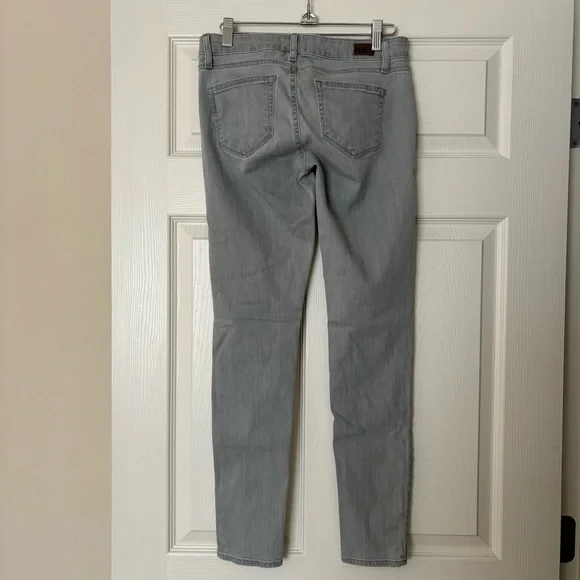 PAIGE Edgemont Montauk Grey No Whiskers Jeans Size 27 - Picture 2 of 13